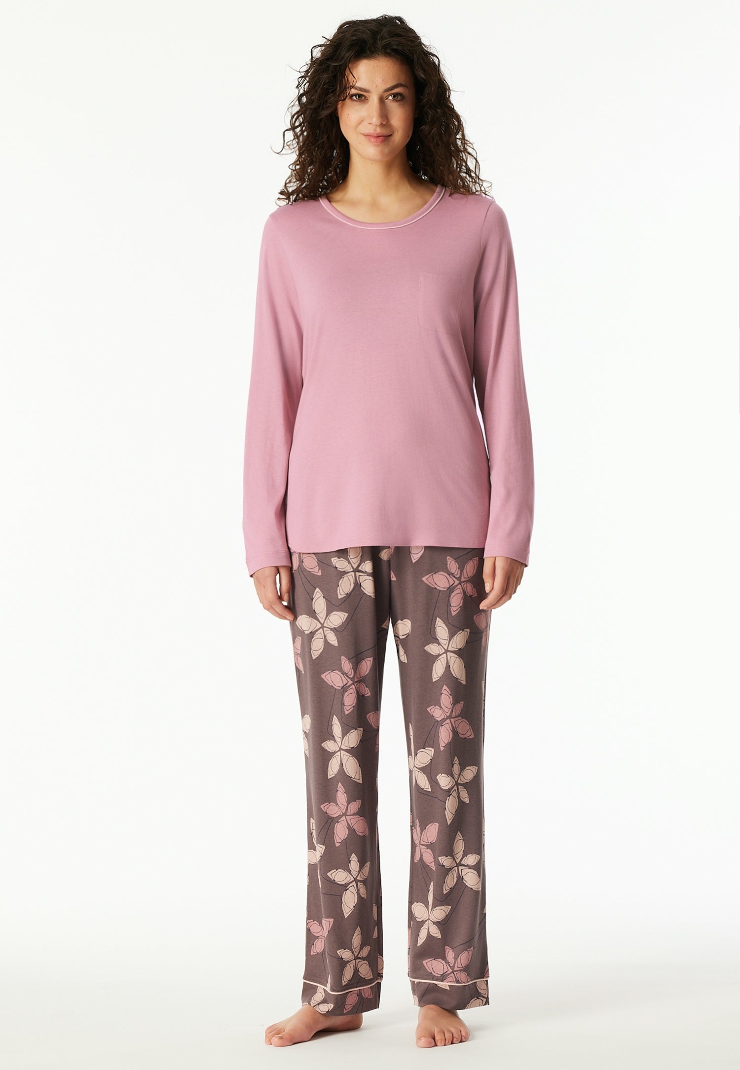 Schlafanzug - 527-rosenholz - Pink