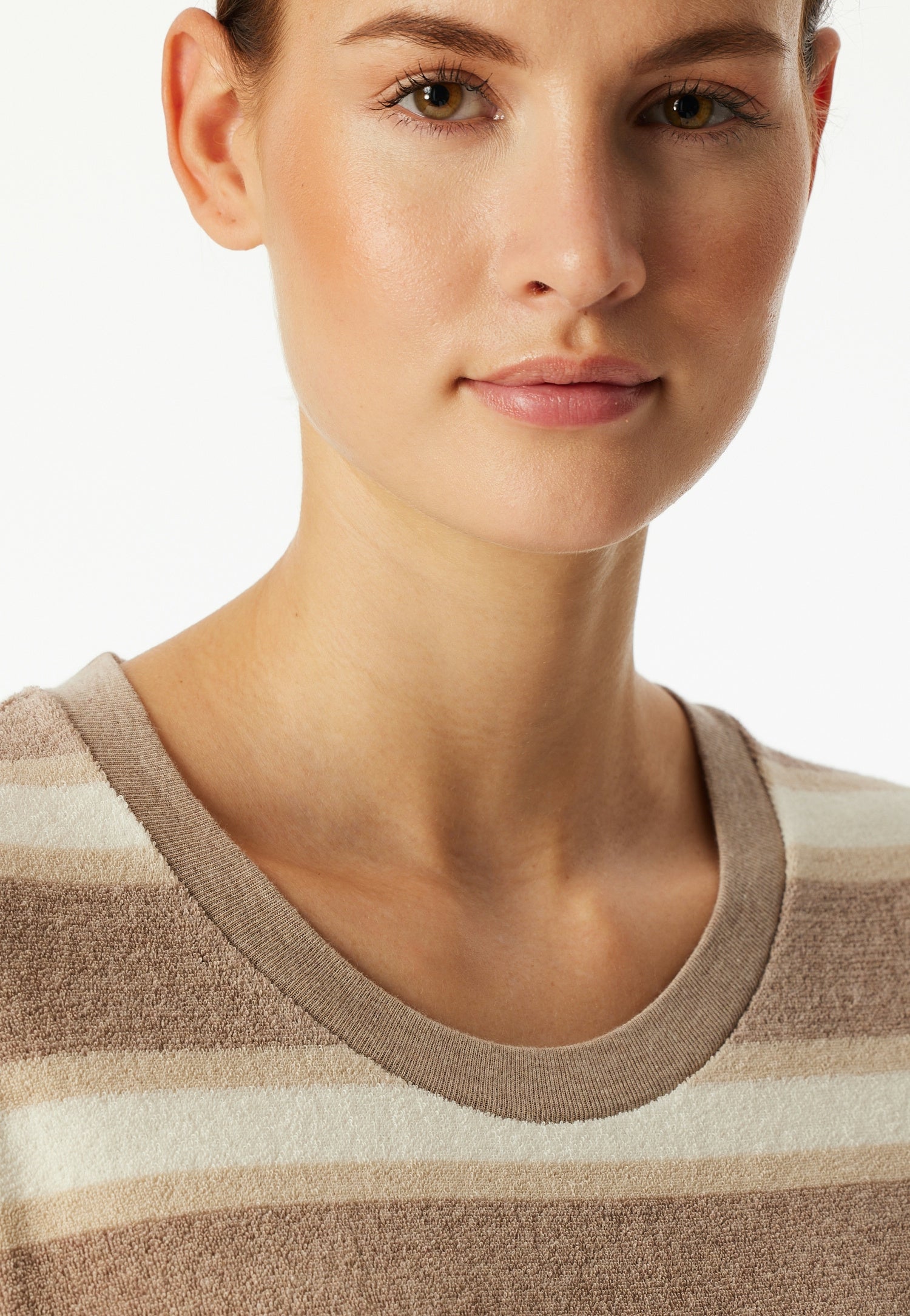 Schlafanzug in Frottee - 311-taupe-mel. - Braun