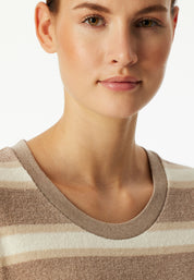 Schlafanzug in Frottee - 311-taupe-mel. - Braun