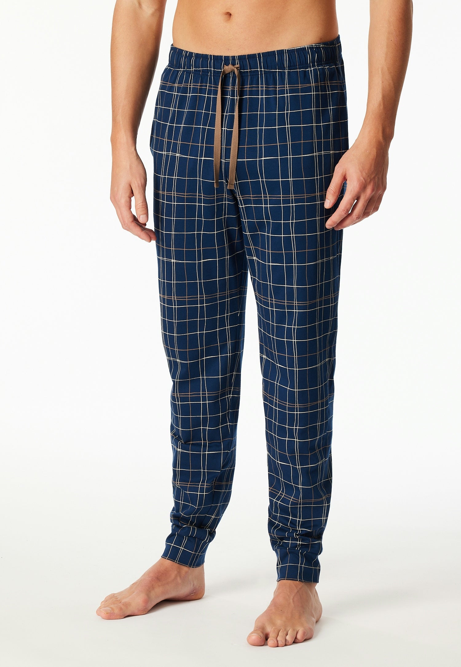 Lounge-Hose kariert - 913-multicolor 2 - Blau