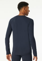 Schlafshirt aus Viskosemix - 804-nachtblau - Blau