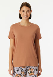 Schlafshirt aus Modal - 308-rost - Orange