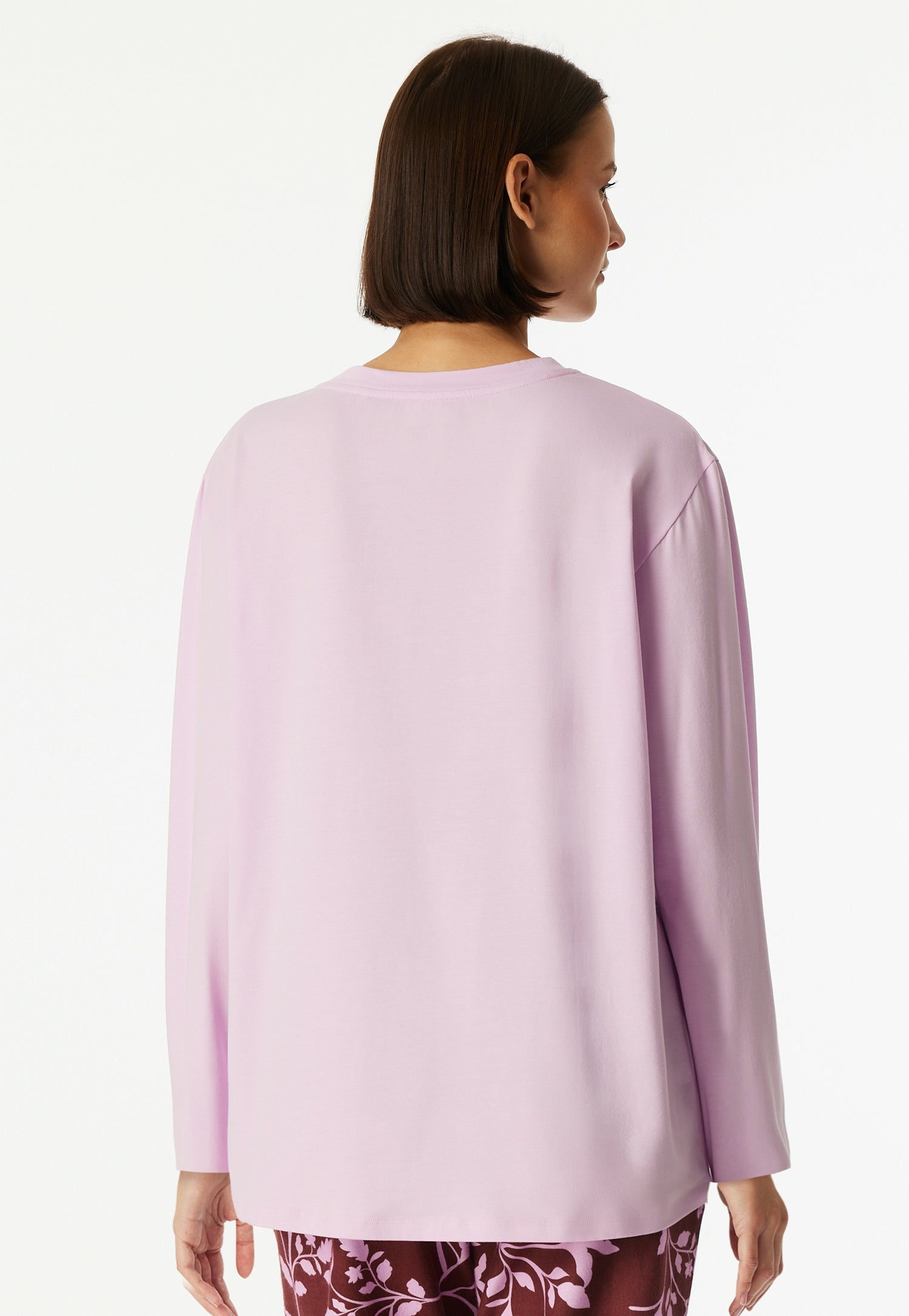 Schlafshirt aus Baumwolle - 536-orchid - Rot