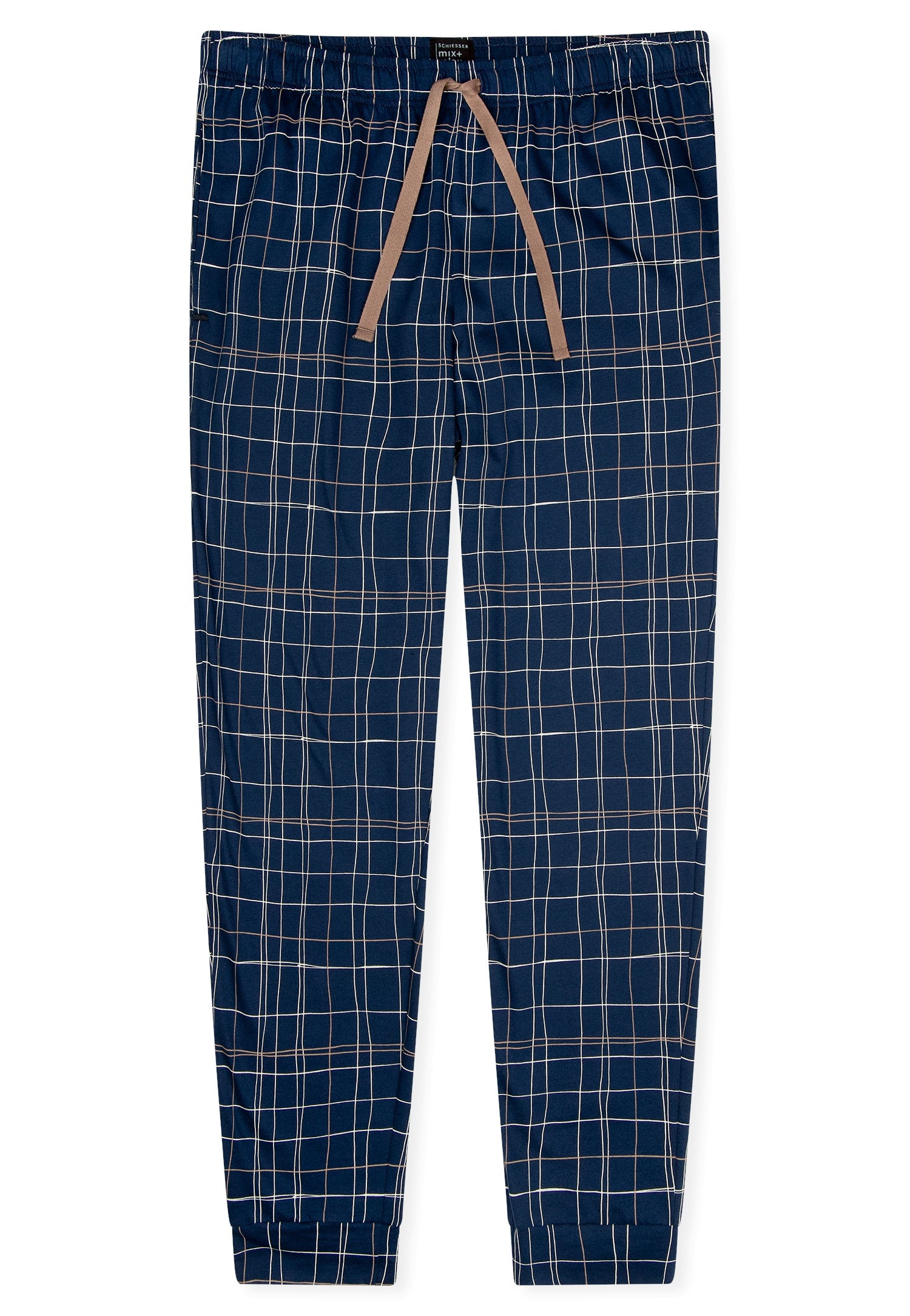 Lounge-Hose kariert - 913-multicolor 2 - Blau