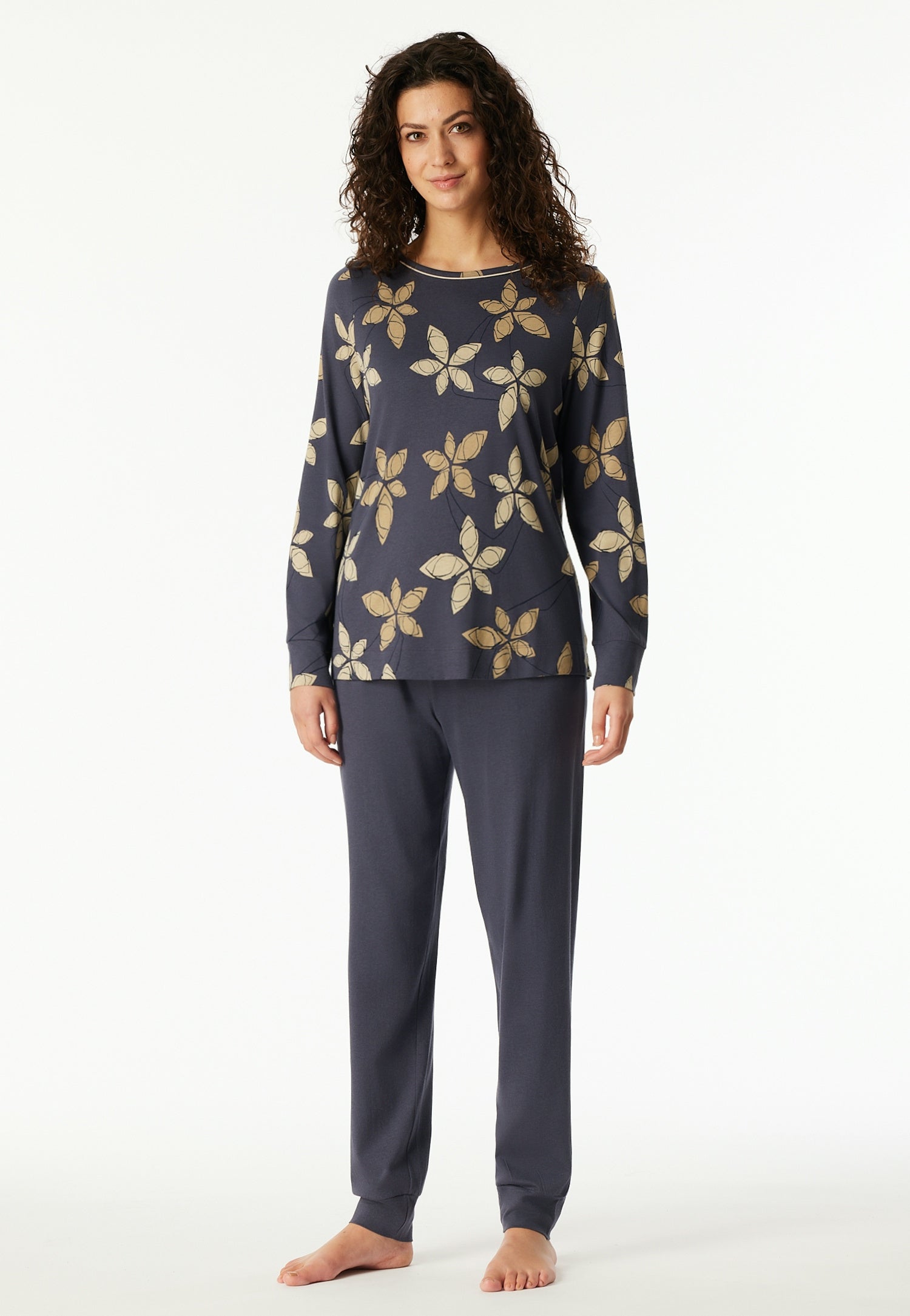 Schlafanzug - 207-graphit - Grau