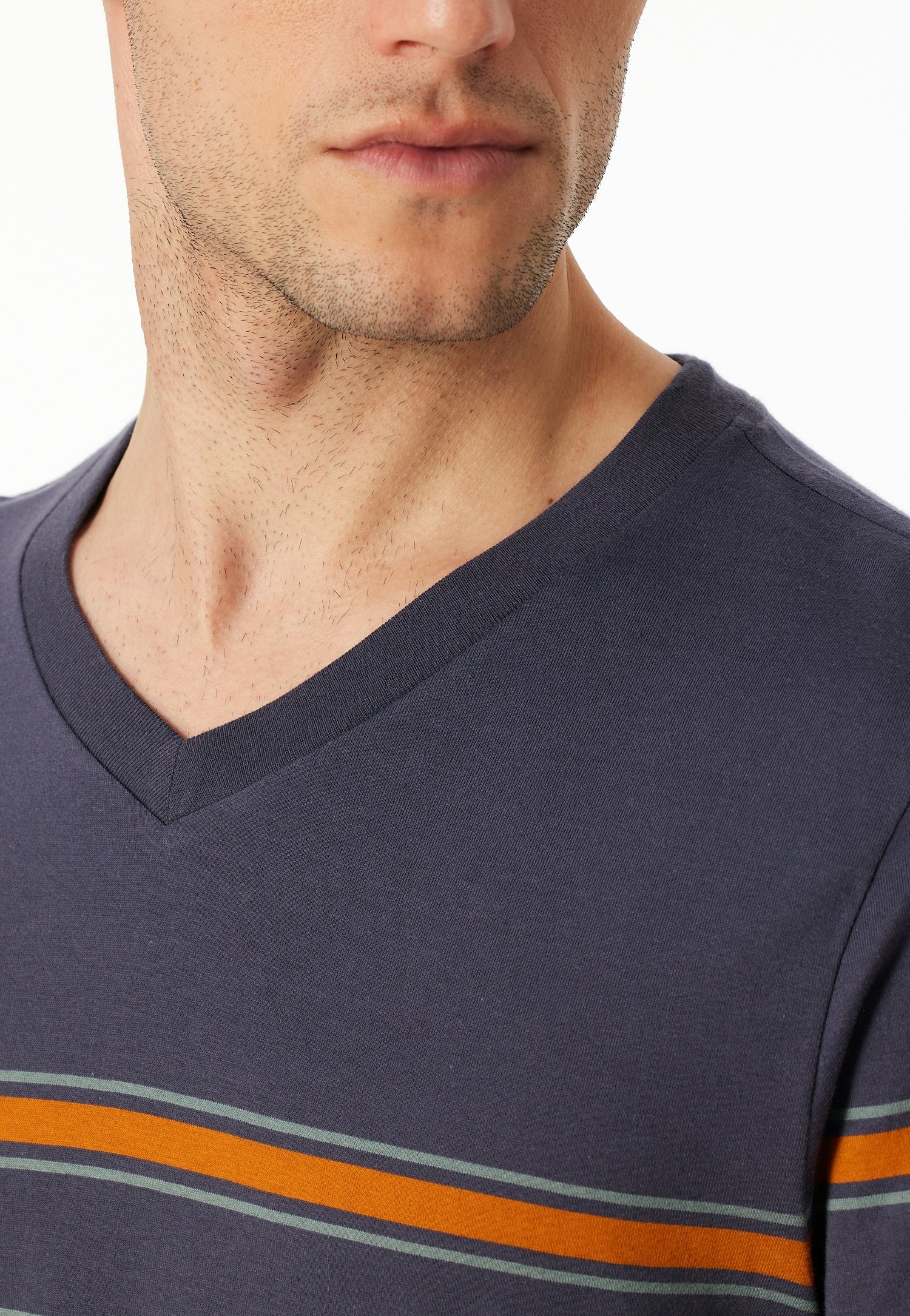 Schlafanzug lang - 207-graphit - Blau