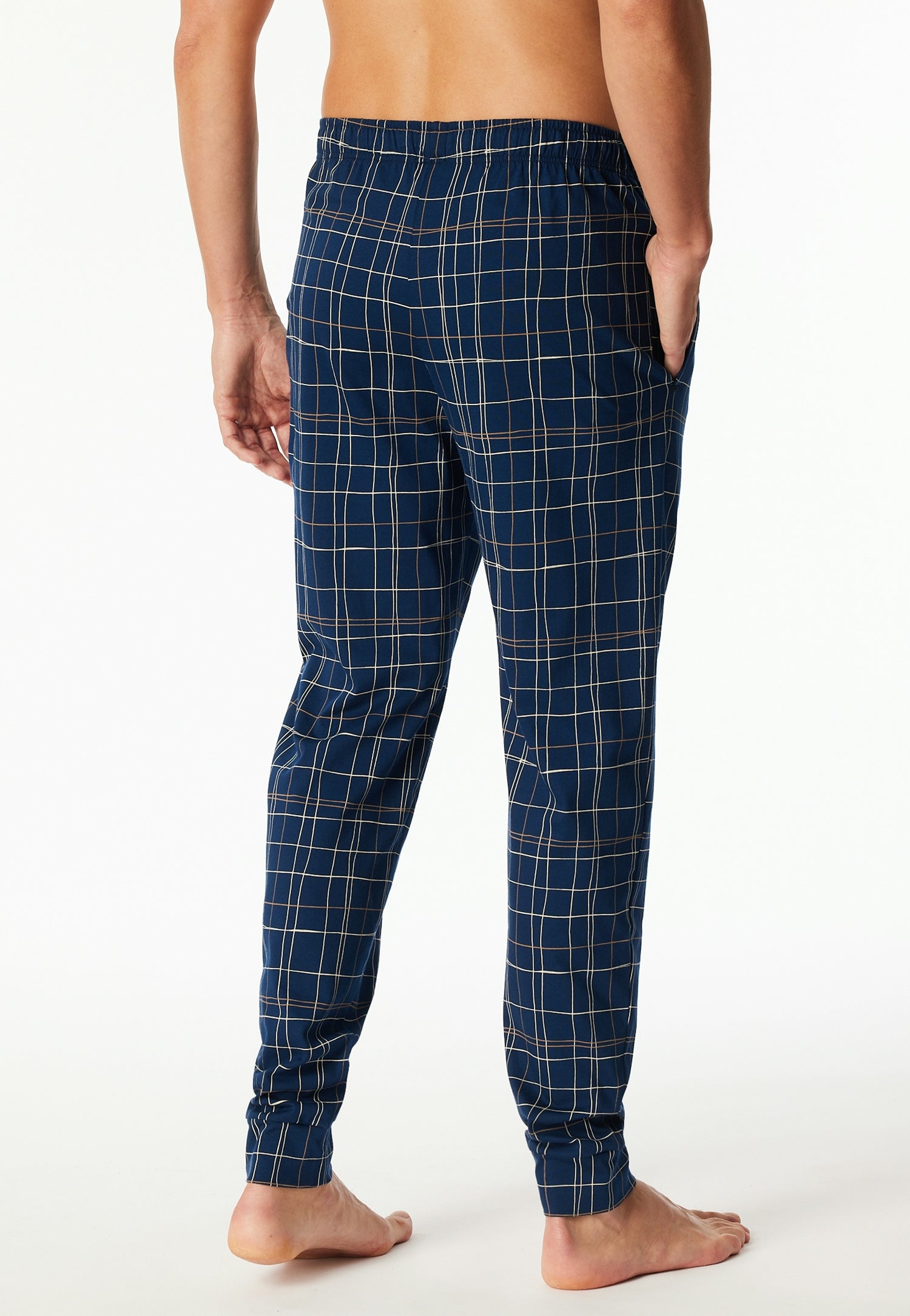 Lounge-Hose kariert - 913-multicolor 2 - Blau