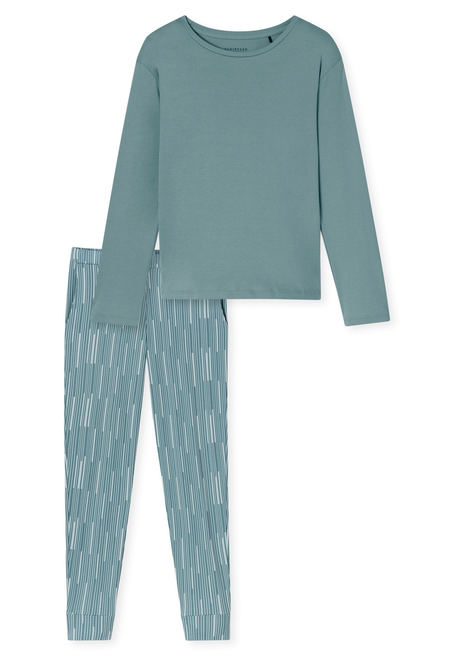 Schlafanzug - 709-mineral - Grün