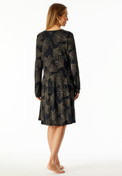 Nachthemd - 000-schwarz - Schwarz