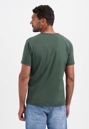 T-Shirt aus Baumwolle - 052-Dark Green - Grün