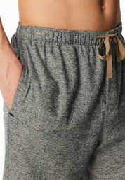 Pyjamahose aus Baumwolle - 213-dunkelgrau-mel. - Grau