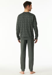 Schlafanzug aus Baumwolle - 702-dunkelgrün - Grün