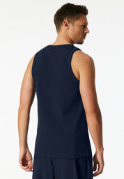 Tanktop aus Baumwolle - 801-admiral - Blau