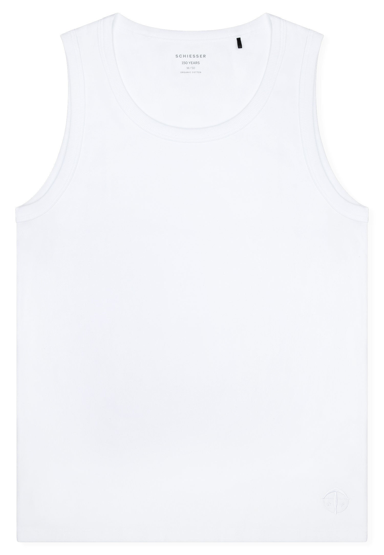 Tanktop aus Baumwolle - 100-weiss - Weiß