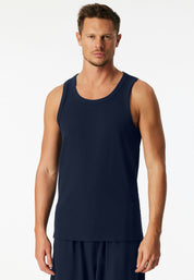 Tanktop aus Baumwolle - 801-admiral - Blau