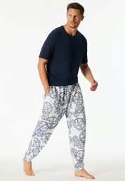 Pyjama Hose - 904-multicolor 1 - Weiß