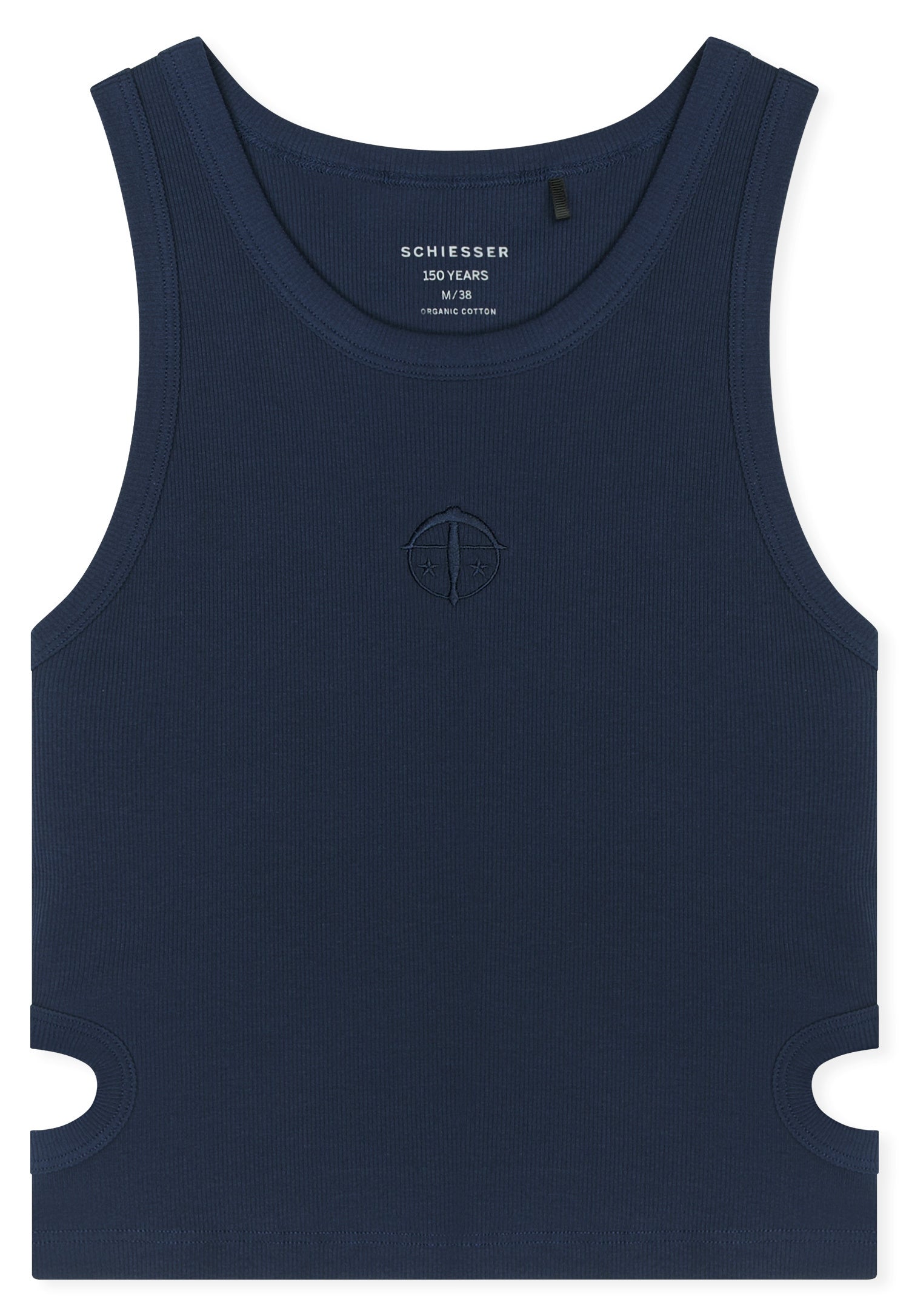 Trägertop mit Cut-Outs - 801-admiral - Blau