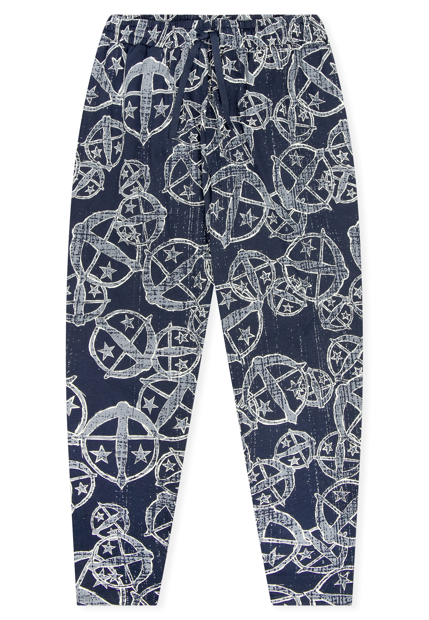 Pyjama Hose - 913-multicolor 2 - Blau