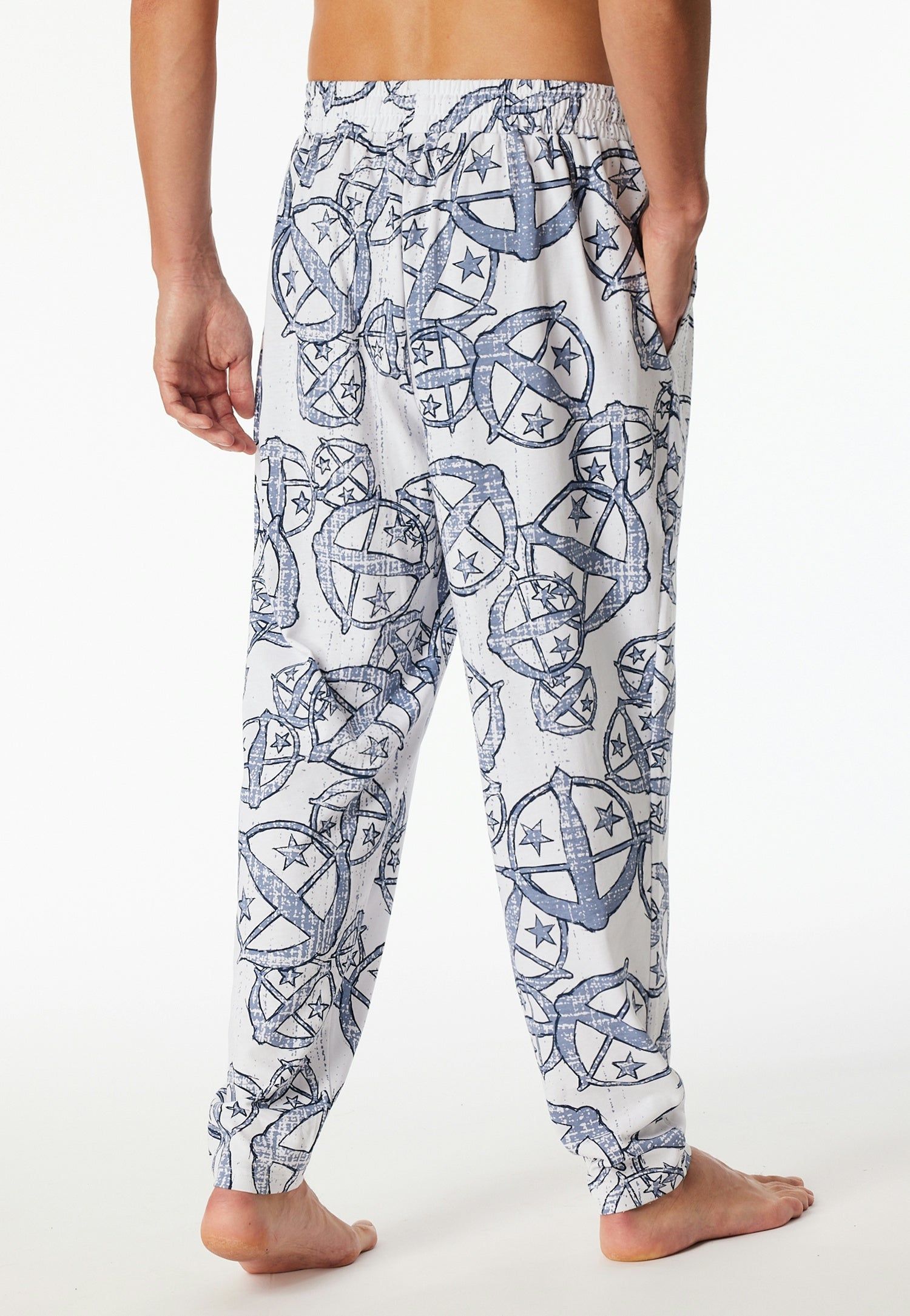 Pyjama Hose - 904-multicolor 1 - Weiß