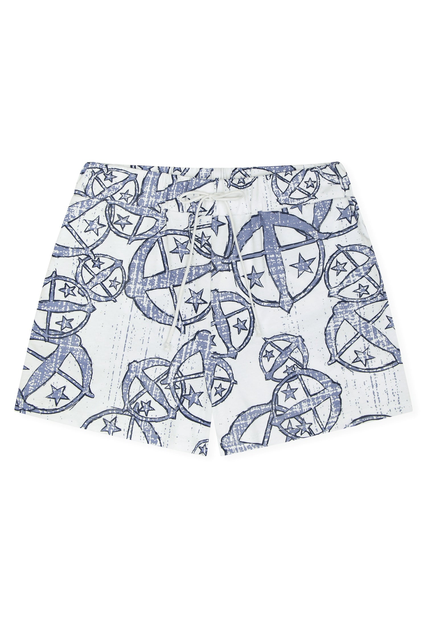 Schlupfshorts aus Baumwolle - 904-multicolor 1 - Weiß