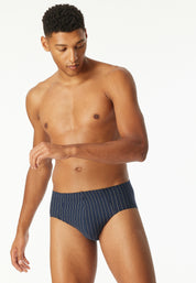 Slips 3er-Pack aus Baumwolle - 908-sortiert 2 - Blau