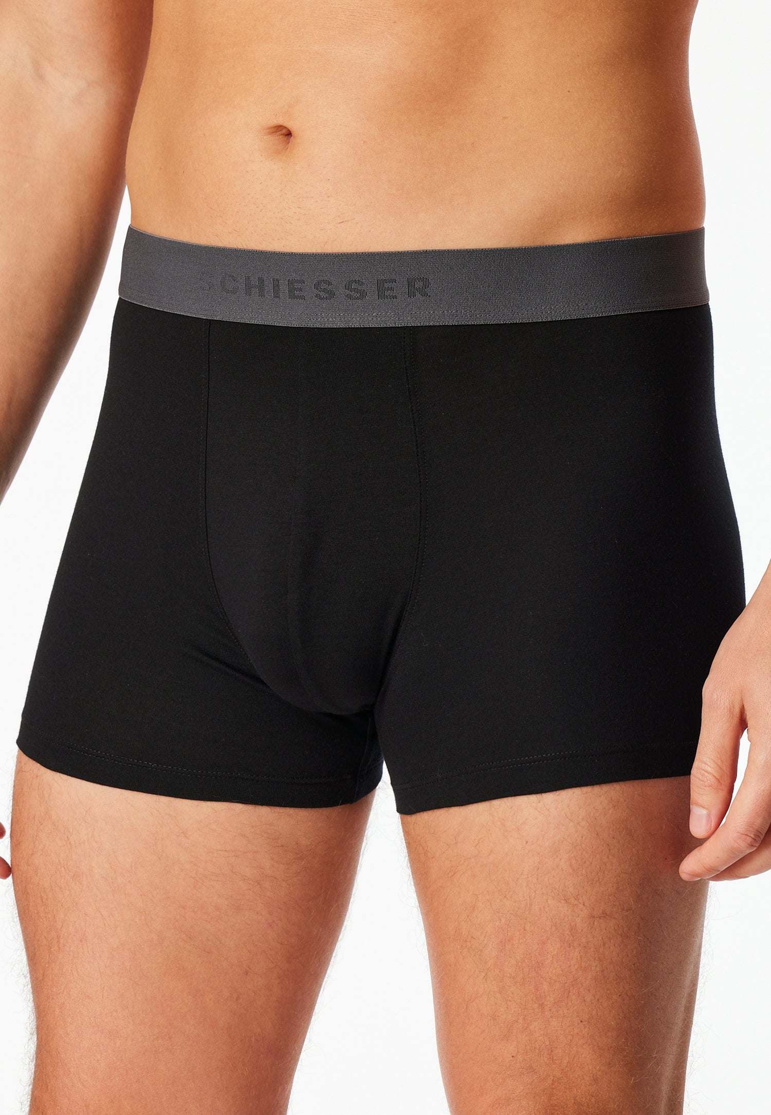 Boxershorts 3er-Pack aus Baumwolle - 909-sortiert 3 - Schwarz