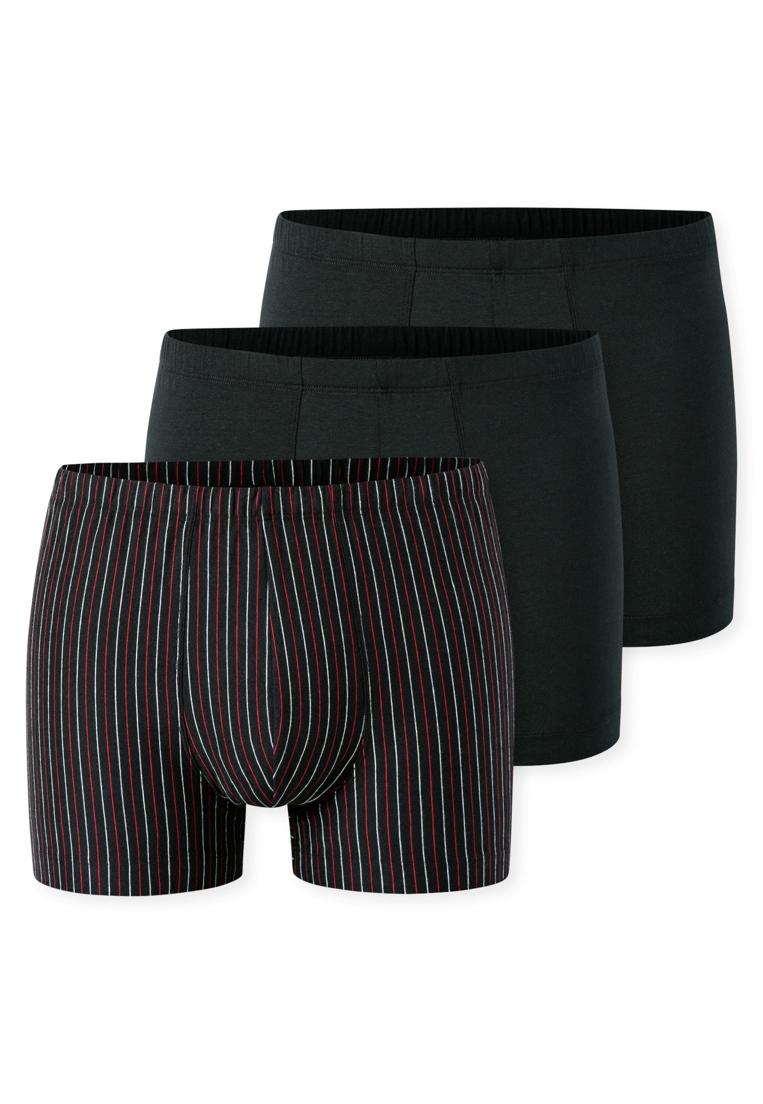 Boxerbriefs 3er-Pack aus Baumwolle - 909-sortiert 3 - Schwarz