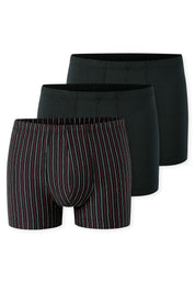 Boxerbriefs 3er-Pack aus Baumwolle - 909-sortiert 3 - Schwarz