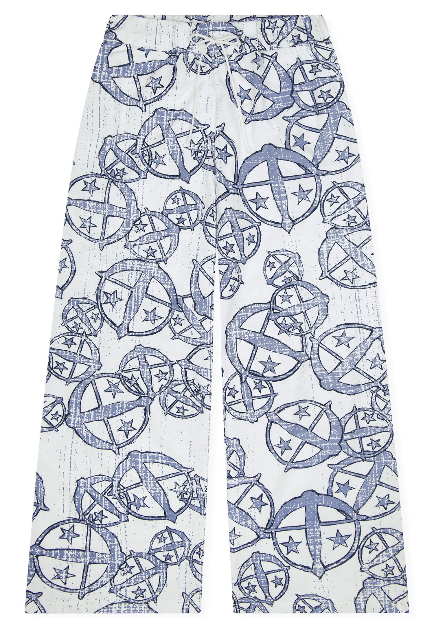 Schlupfhose aus Baumwolle - 904-multicolor 1 - Weiß