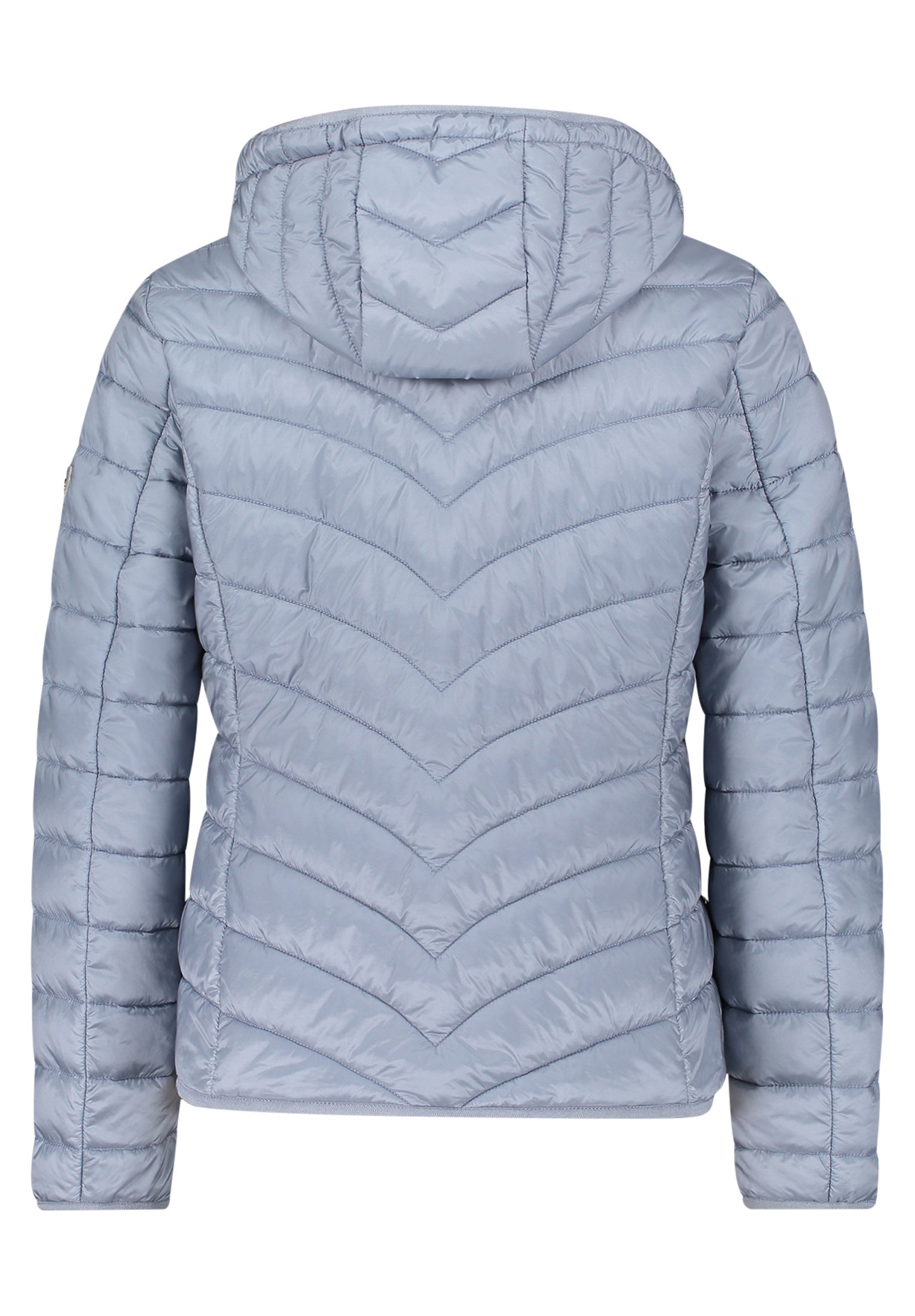 Steppjacke mit abnehmbarer Kapuze - 8380-Faded Blue - Blau