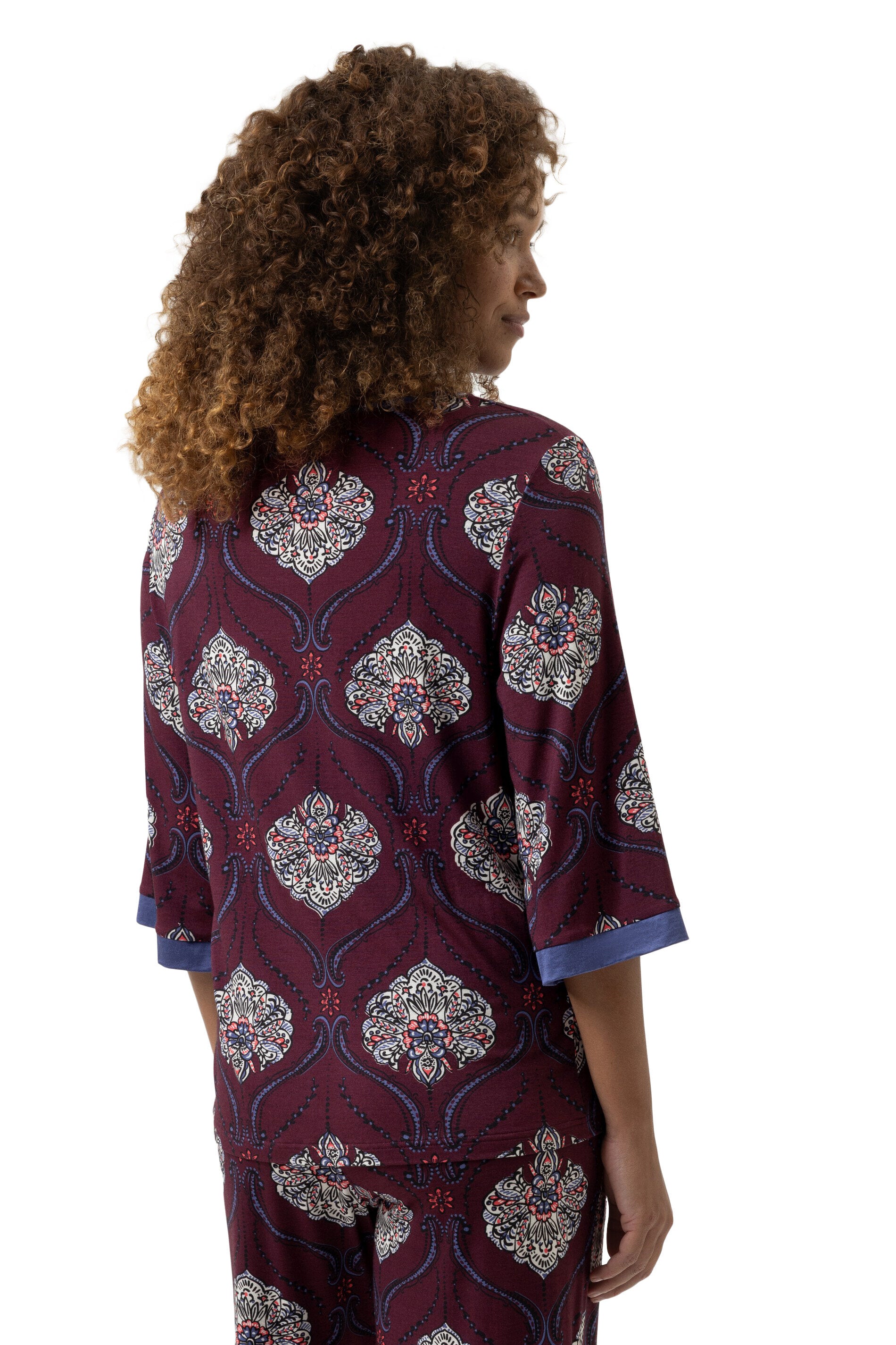 Schlafshirt aus Modal - 1725-boysenberry - Rot