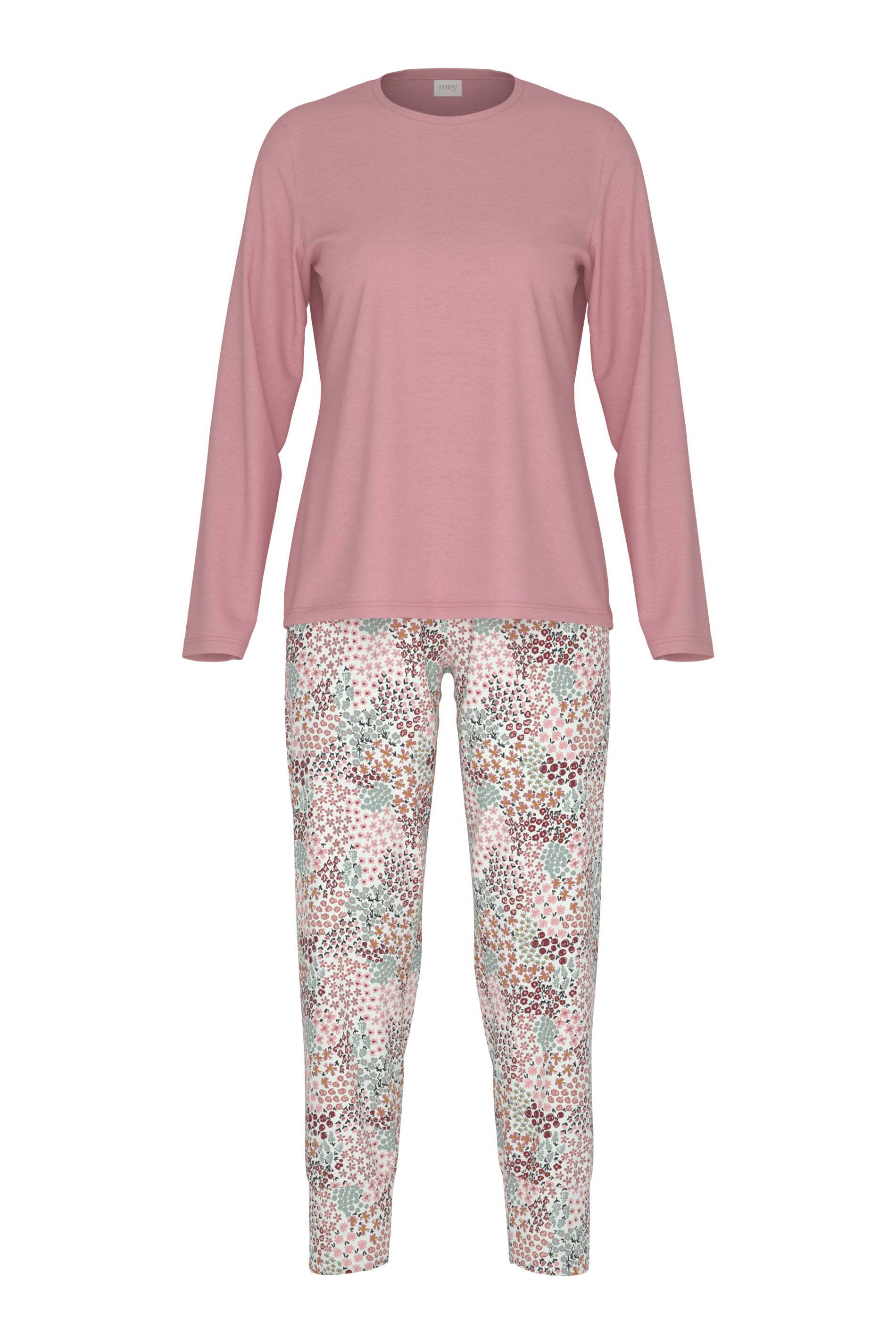 Schlafanzug aus Baumwolle - 1114-bridal rose - Rosa