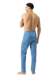 Schlafhose aus Baumwolle - 600-baltic ocean - Blau