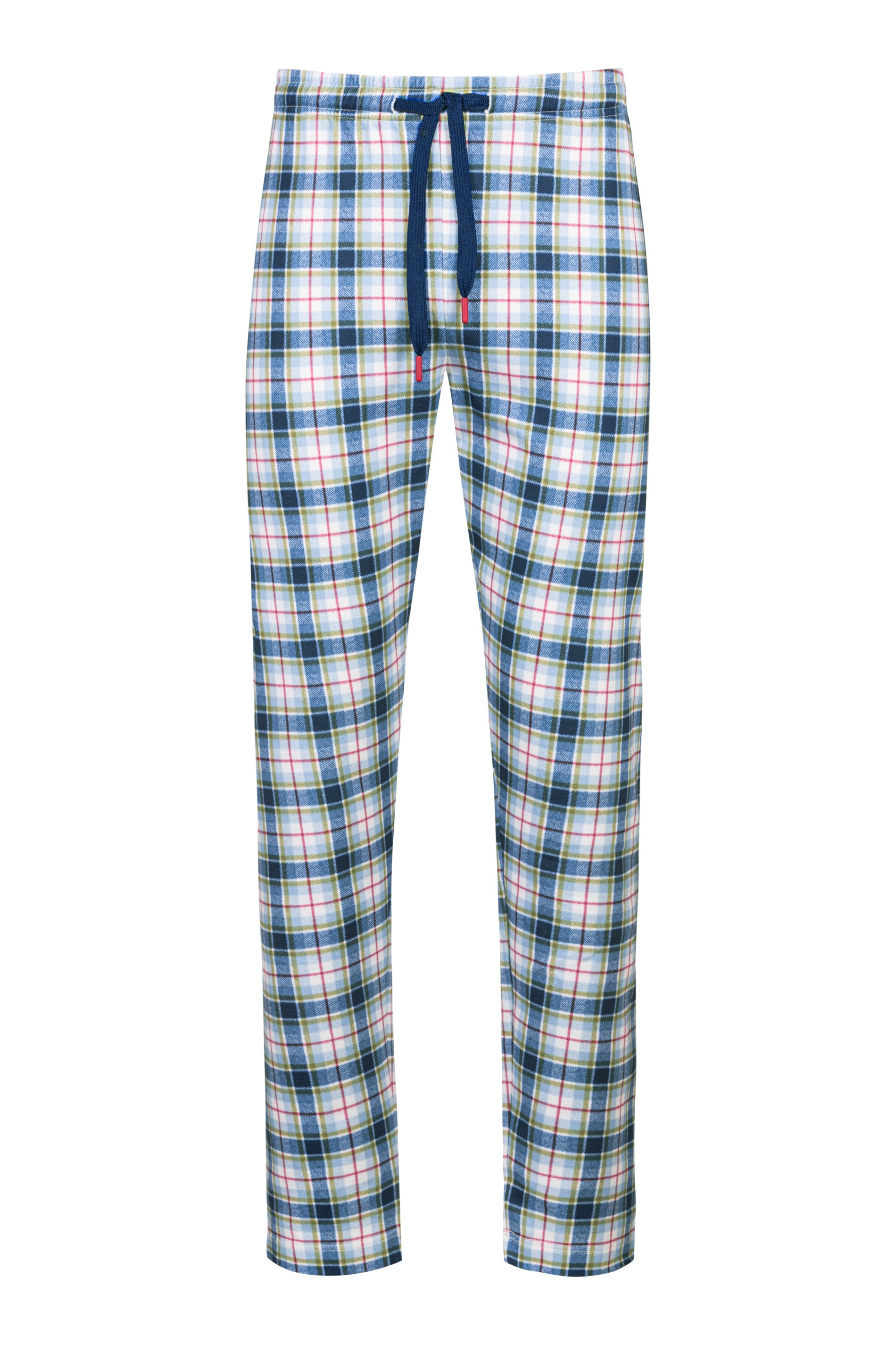 Schlafhose kariert - 668-yacht blue - Blau