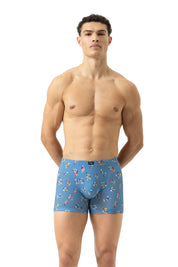 Boxerbrief aus Baumwolle - 600-baltic ocean - Blau