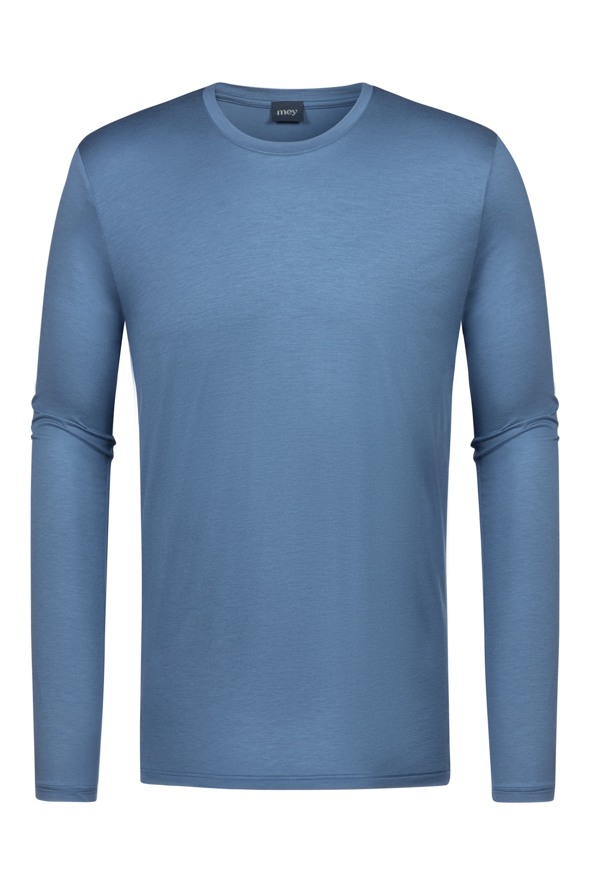 Langarmshirt aus Modal - 28-galactic blue - Blau