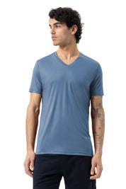 T-Shirt aus Modal - 28-galactic blue - Blau
