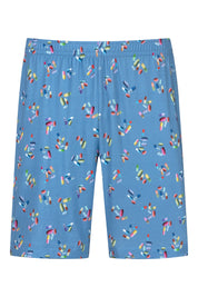 Schlafhose aus Baumwolle - 600-baltic ocean - Blau