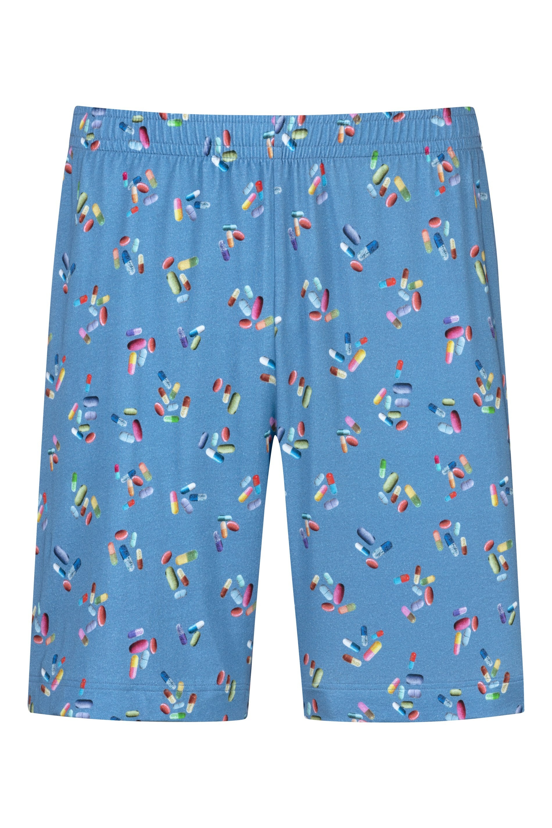 Schlafhose aus Baumwolle - 600-baltic ocean - Blau