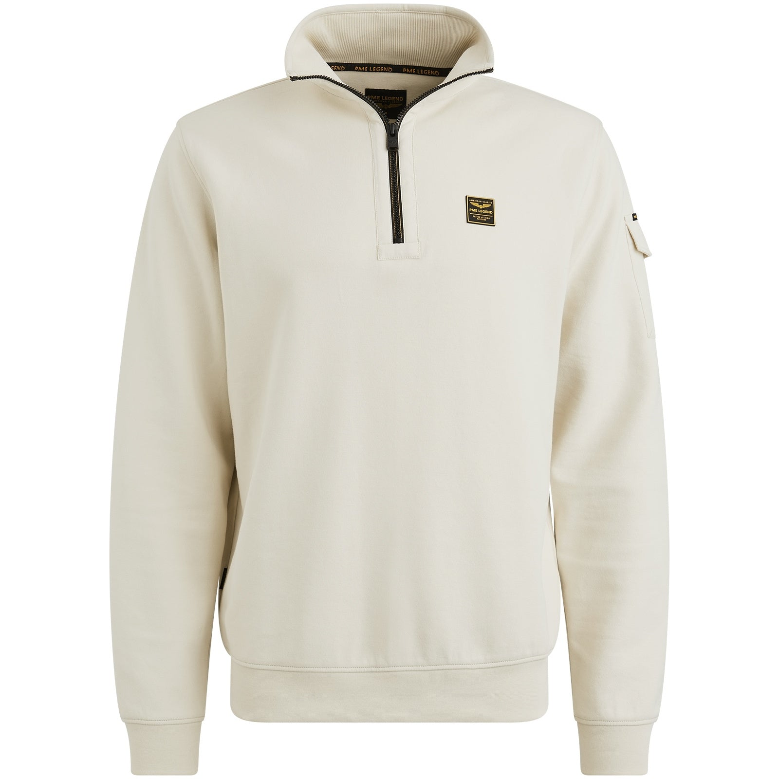 Sweatshirt - 7013-Bone White - Beige
