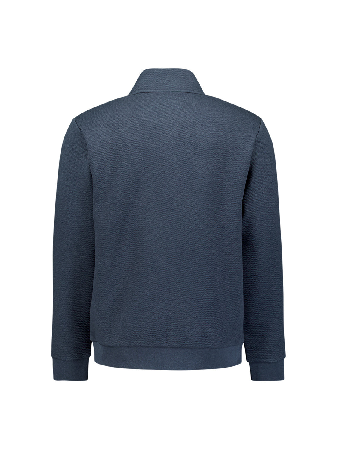 Sweatshirtjacke aus Baumwollmix - 078-Night - Blau