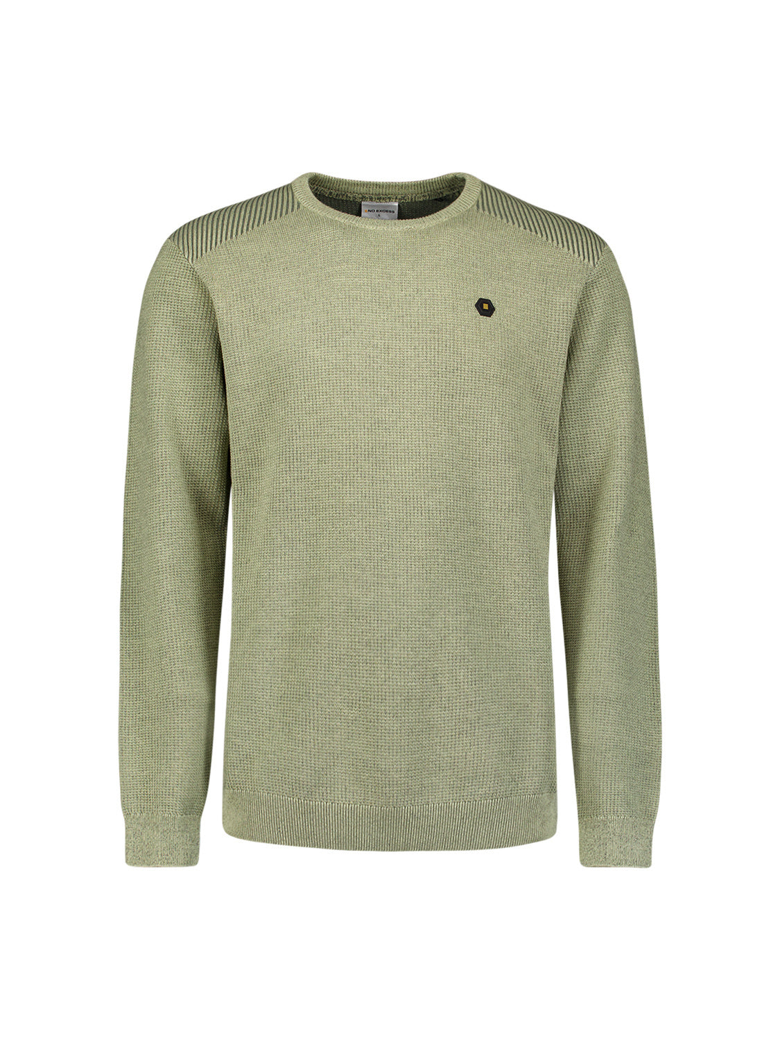 Strickpullover aus Baumwolle - 197-Light Moss - Grün