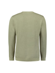 Strickpullover aus Baumwolle - 197-Light Moss - Grün