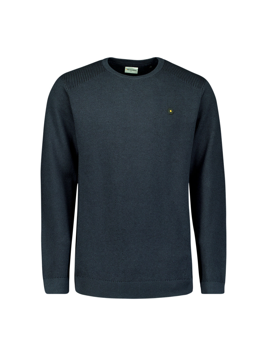 Strickpullover aus Baumwolle - 078-Night - Blau