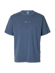 T-Shirt Regular Fit aus Bop-Baumwolle - Wild Wind - Blau