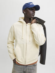 Sweatjacke - Antique White - Creme