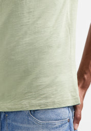 T-Shirt aus Baumwolle - 197-Light Moss - Grün