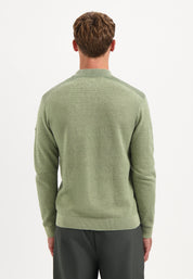 Strickpullover aus Baumwolle - 197-Light Moss - Grün