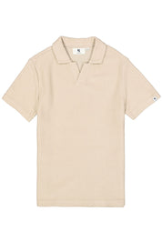 Poloshirt aus Baumwollmix - 8917-dune - Beige