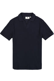 Poloshirt aus Baumwollmix - 7033-ticture - Blau